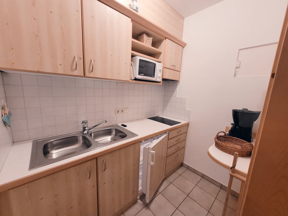 Küche Lisi Ferienwohnungen Waldegg Apartments Ritten